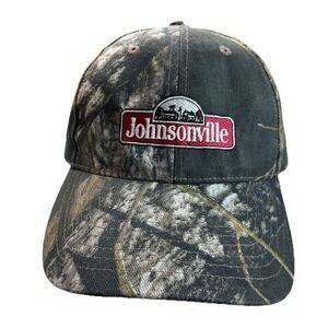 Johnsonville Camo Mossy Oak Baseball Cap Hat Adjustable Outdoor Hunting